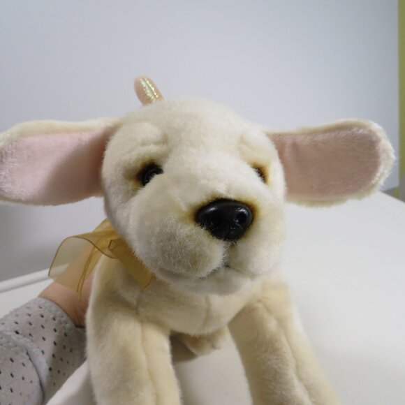 Christmas ULTA Russ Labrador Retriever Dog Puppy with Angel Wings Plush - Picture 2 of 11